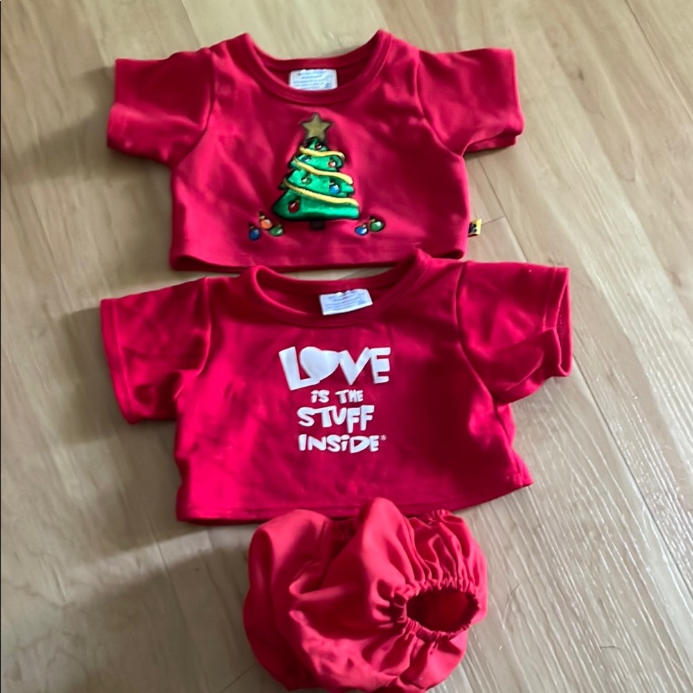 Build-A-Bear Holiday clothes